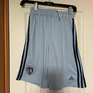 Sporting KC Adidas shorts 10-12